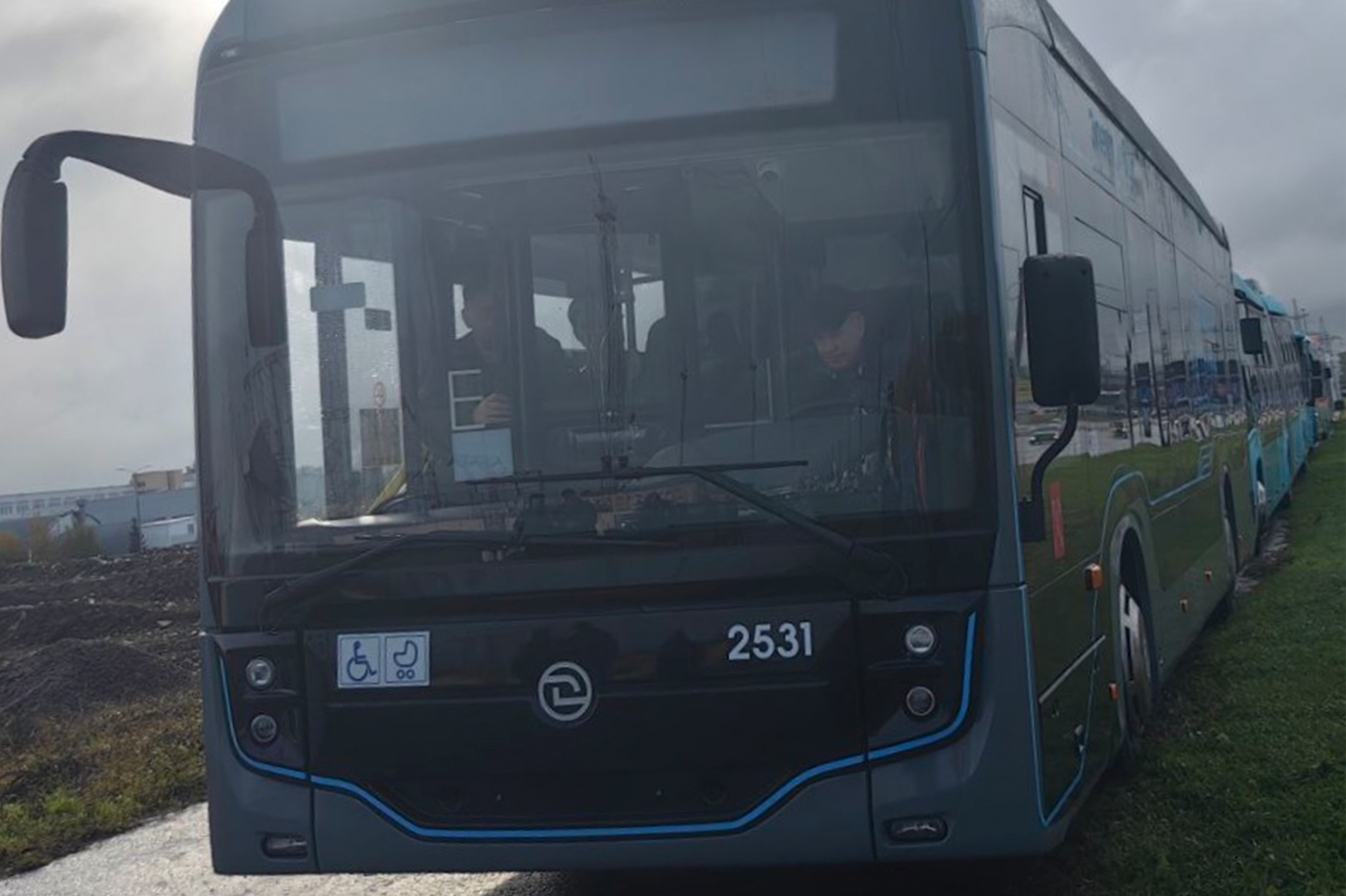 Электробус УТТЗ-624201 приступил к тестированию в Санкт-Петербурге