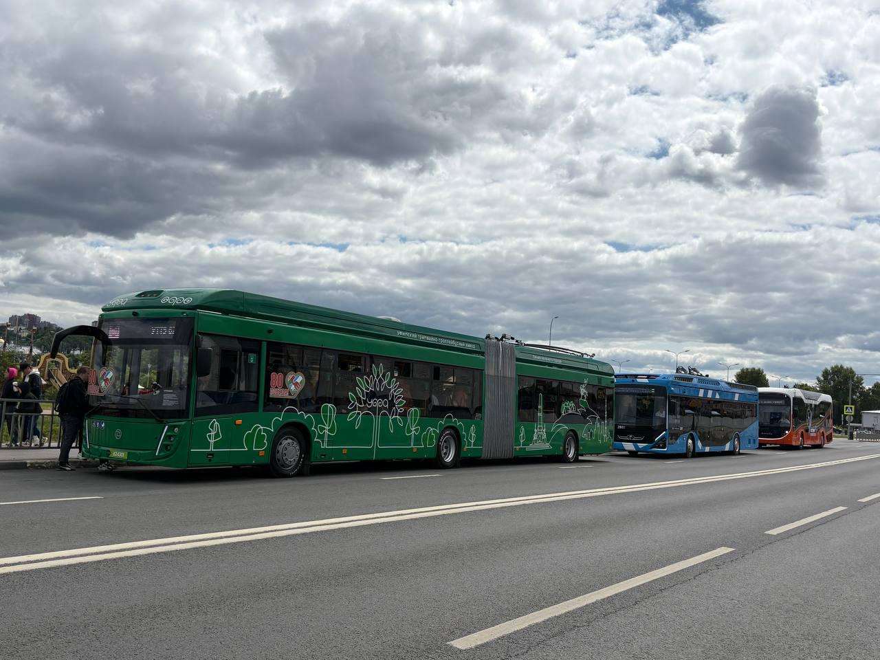 Участие в выставке электробусов и троллейбусов под названием «Из прошлого в будущее»