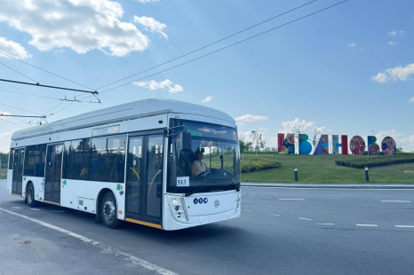 Троллейбус УТТЗ-6241.01 «Горожанин» прибыл в Иваново